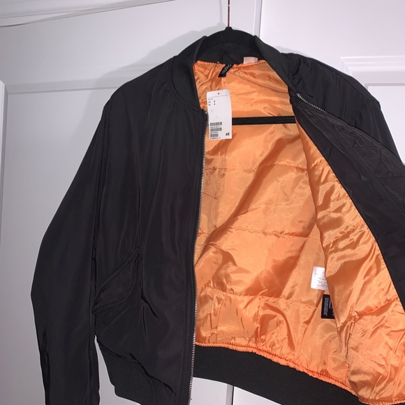 COPY - NWT Black H&M Bomber Jacket - Small available - Picture 3 of 5